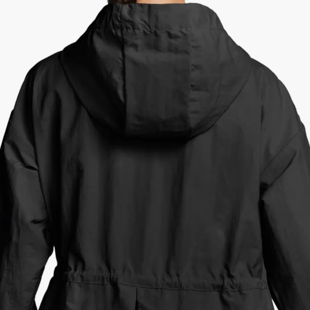 NIKE Sportswear Jacket Essentials Anorak Gathered Black NEW - Picture 10 of 10